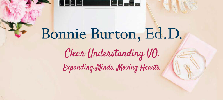 Bonnie Burton Clear Understanding VO Mobile Banner